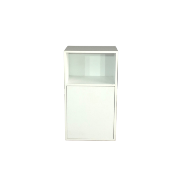 Beyaz Ahşap Kapaklı ve Raflı Desk Kiralama 90x50x35