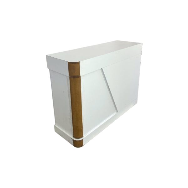 Beyaz Ahşap Karşılama Desk Kiralama 100x130x45 - Image 2