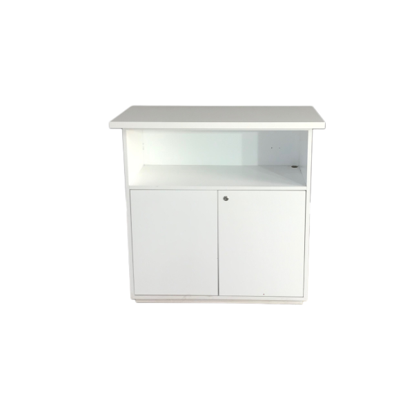 Beyaz Ahşap Uzun Tablalı Kapaklı Desk Kiralama 97x100x50 - Image 4