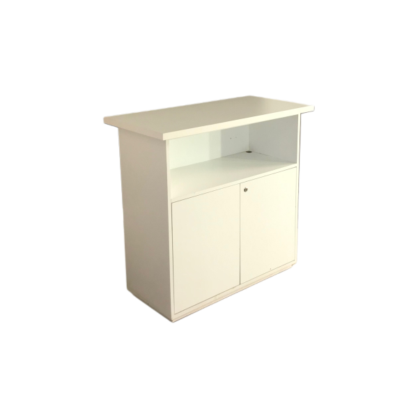 Beyaz Ahşap Uzun Tablalı Kapaklı Desk Kiralama 97x100x50 - Image 5