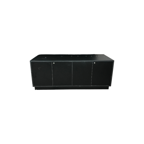 Siyah Ahşap Kapaklı Desk Kiralama 75x190x80