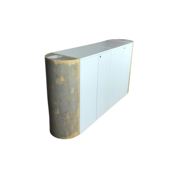 Beyaz Ahşap Radüslü Kapaklı Desk Kiralama 100x195x45 - Image 6